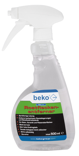 Beko TecLine Rostfleckenentferner 500 ml Sprühflasche 299150500